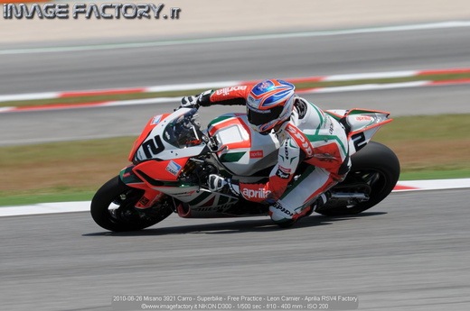 2010-06-26 Misano 3921 Carro - Superbike - Free Practice - Leon Camier - Aprilia RSV4 Factory